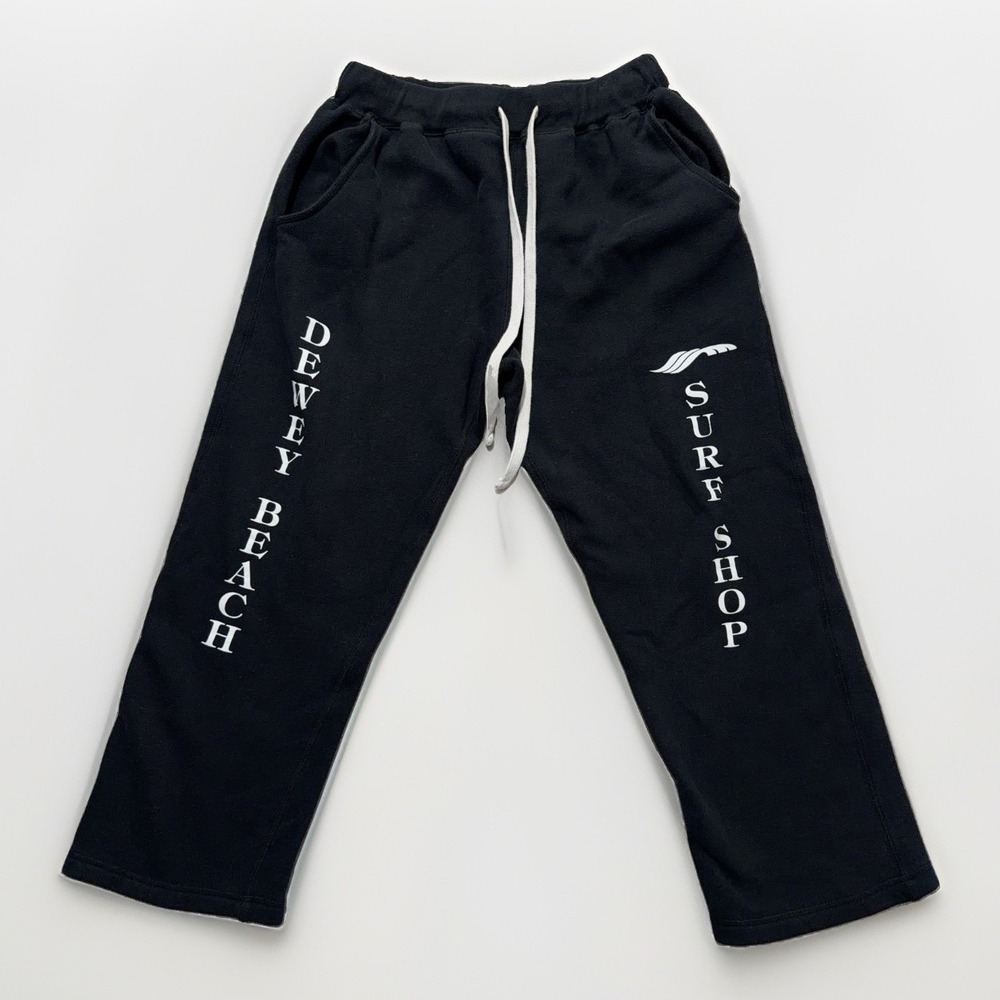 J America Men Premium M Open-bottom Sweatpants Dewey Beach Surf Shop Side Pocket